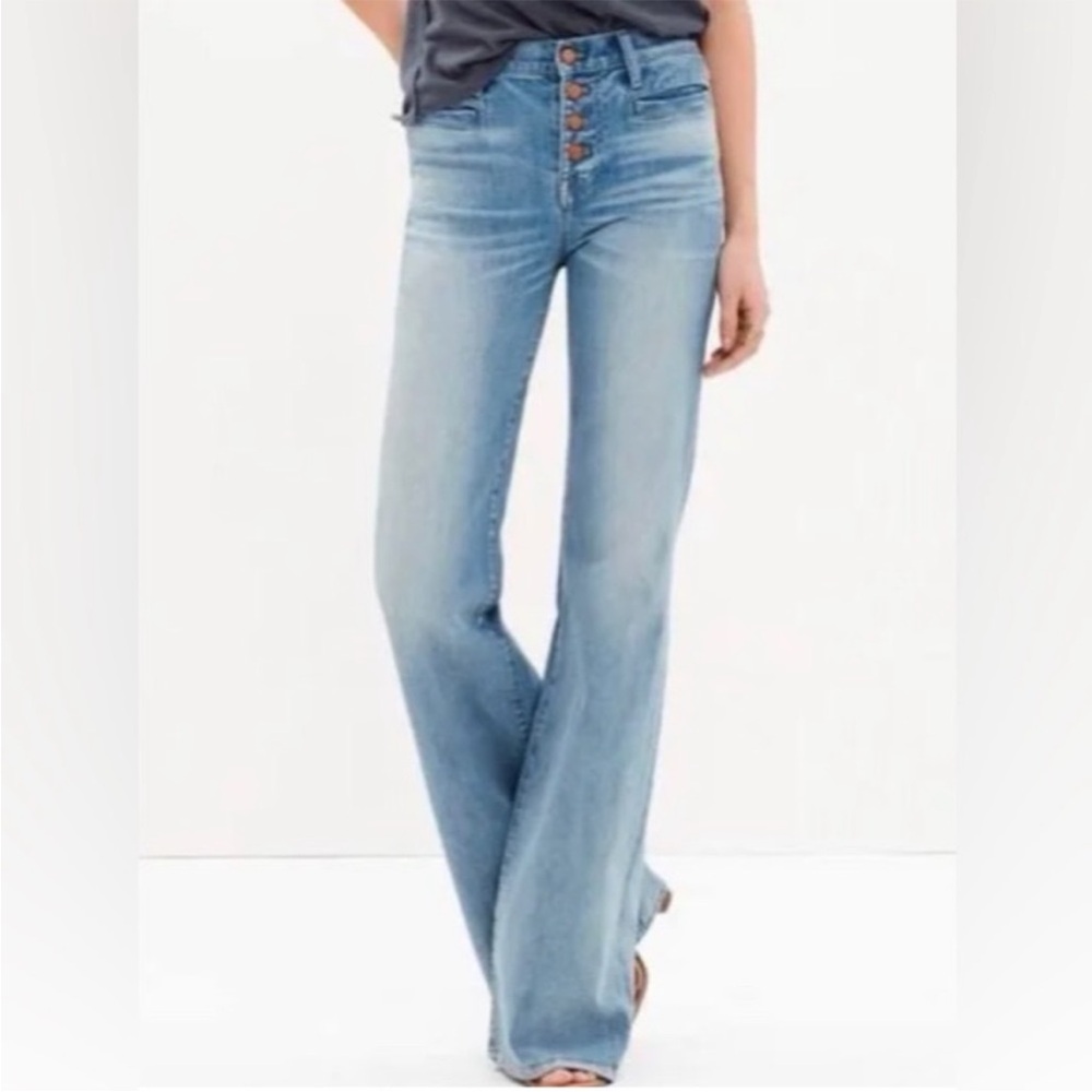 Madewell Women’s Flea Market Flare High Rise Button Fly Sz 27